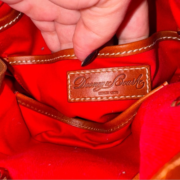 Dooney & Bourke Teal Bucket Bag - Picture 7 of 11